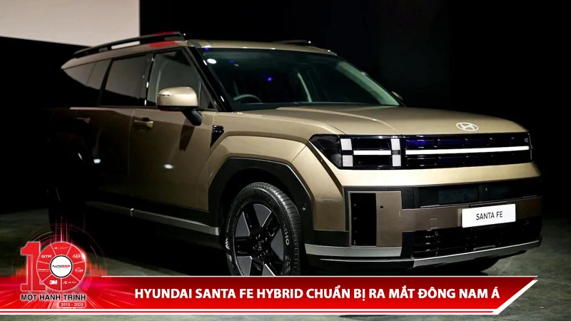 Hyundai Santa Fe chuẩn bị ra mắt Đông Nam Á