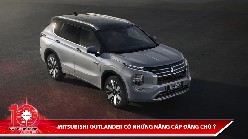Mitsubishi Outlander có những nâng cấp đáng chú ý mới