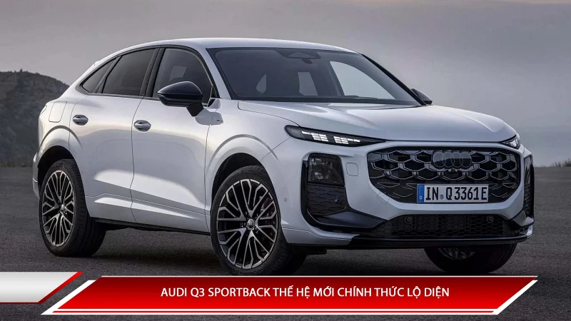 Audi Q3 Sportback thế hệ mới chính thức lộ diện