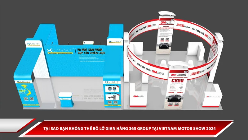 TẠI SAO BẠN KHÔNG THỂ BỎ LỠ GIAN HÀNG 365 GROUP TẠI VIETNAM MOTOR SHOW 2024