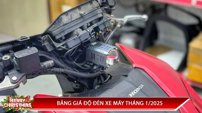 Bảng giá độ đèn xe máy mới nhất tháng 1/2025