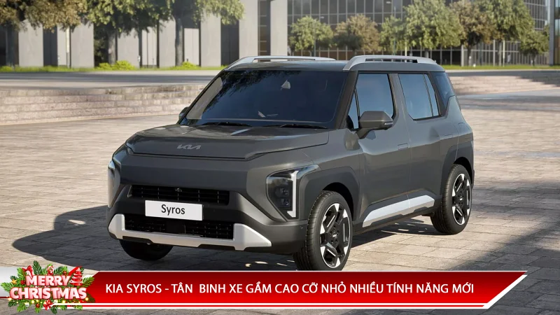 KIA SYROS - TÂN  BINH XE GẦM CAO CỠ NHỎ NHIỀU TÍNH NĂNG MỚI
