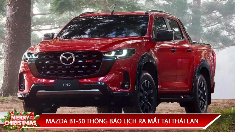 MAZDA BT-50 THÔNG BÁO LỊCH RA MẮT TẠI THÁI LAN