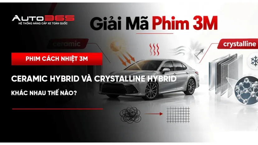 3M Ceramic Hybrid và Crystalline Hybrid khác nhau thế nào?