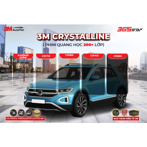 PHIM CÁCH NHIỆT 3M CRYSTALLINE SEDAN
