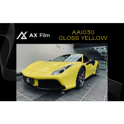 AX WRAP FILM GLOSS YELLOW – MÀU VÀNG BÓNG FERRARI 448 GTB