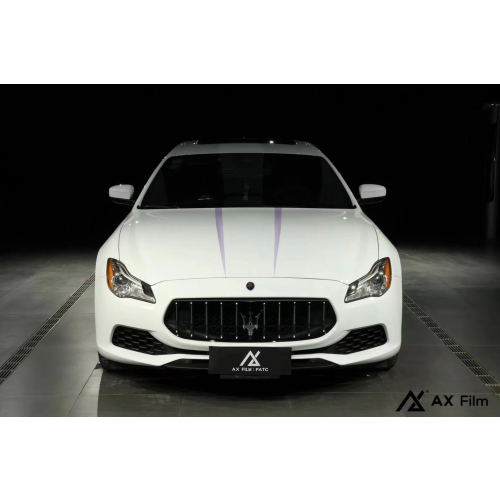 AX WRAP FILM GLOSS PIANO WHITE - TRẮNG PIANO BÓNG MASERATI QUATTROPORTE