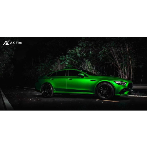 AX WRAP FILM MATTE CHROME METALLIC GREEN - MÀU XANH KIM LOẠI MÀ CROM MỜ