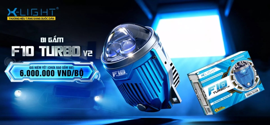 ĐÈN BI GẦM X-LIGHT F10 TURBO V2