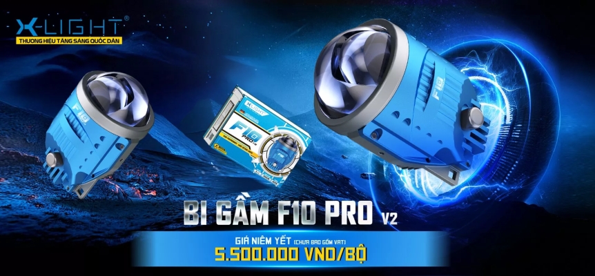 ĐÈN BI GẦM X-LIGHT F10 PRO V2