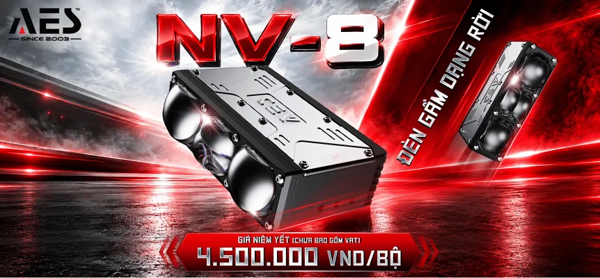 Đèn gầm dạng rời AES NV8