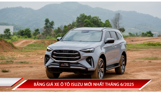 Bảng giá xe ô tô Isuzu mới nhất tháng 6/2025