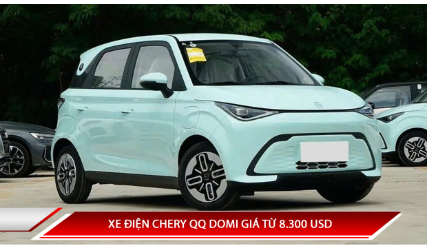 Xe điện Chery QQ Domi giá từ 8.300 USD