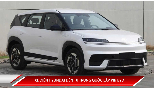 Xe điện Hyundai đến từ trung quốc lắp pin BYD