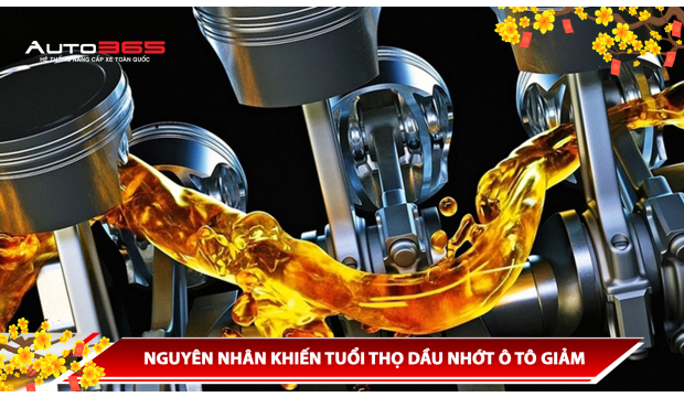 NGUYÊN NHÂN KHIẾN TUỔI THỌ DẦU NHỚT Ô TÔ GIẢM