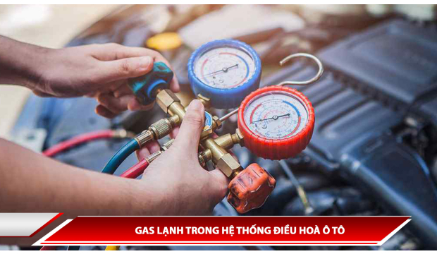 GAS LẠNH TRONG HỆ THỐNG ĐIỀU HOÀ Ô TÔ