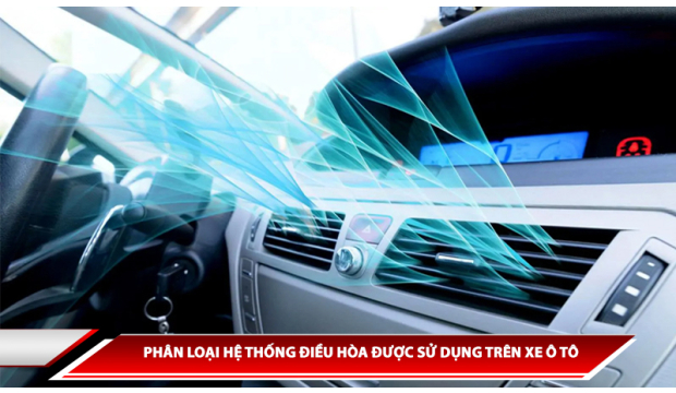 PHÂN LOẠI HỆ THỐNG ĐIỀU HÒA ĐƯỢC SỬ DỤNG TRÊN XE Ô TÔ