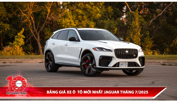 Bảng giá xe ô tô Jaguar tháng 7/2025 mới nhất