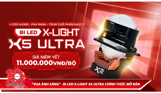"Vua ánh sáng" - Bi Led X-Light X5 Ultra chính thức mở bán