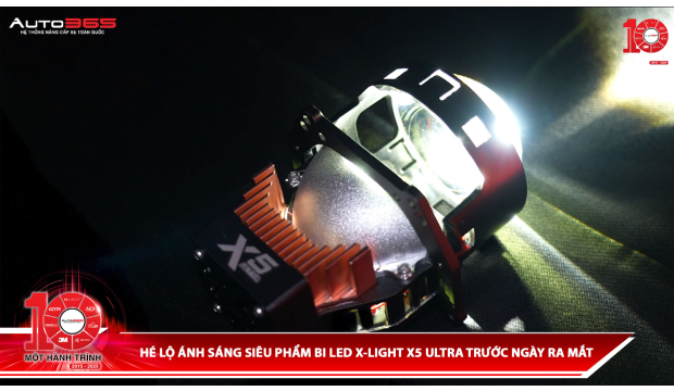 Lộ diện ánh sáng của siêu phẩm Bi LED X-Light X5 Ultra trước ngày ra mắt