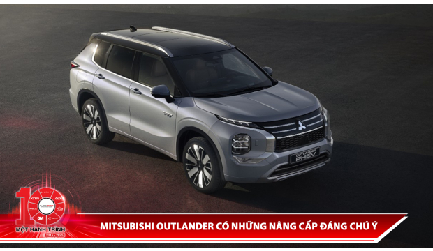 Mitsubishi Outlander có những nâng cấp đáng chú ý mới