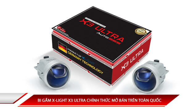 Bi gầm X-Light X3 Ultra chính thức mở bán trên toàn quốc