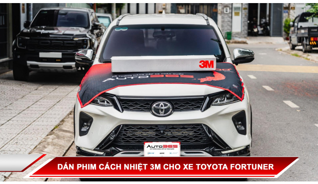Dán phim cách nhiệt 3M cho xe Toyota Fortuner