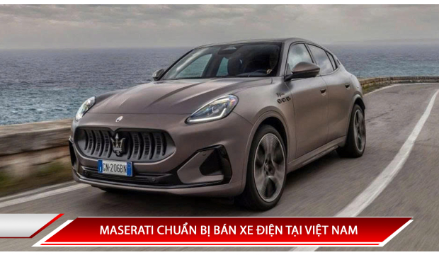 Maserati chuẩn bị bán xe điện tại Việt Nam