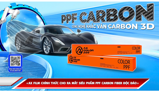 AX FILM CHÍNH THỨC CHO RA MẮT SIÊU PHẨM PPF CARBON FIBER ĐỘC ĐÁO