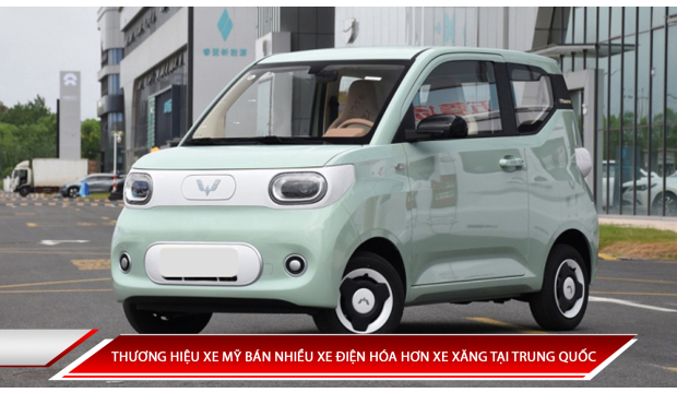 THƯƠNG HIỆU XE MỸ BÁN NHIỀU XE ĐIỆN HÓA HƠN XE XĂNG TẠI TRUNG QUỐC
