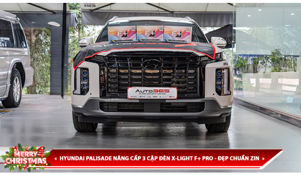 HYUNDAI PALISADE NÂNG CẤP 3 CẶP ĐÈN X-LIGHT F+ PRO - ĐẸP CHUẨN ZIN