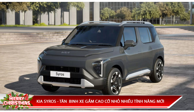 KIA SYROS - TÂN  BINH XE GẦM CAO CỠ NHỎ NHIỀU TÍNH NĂNG MỚI