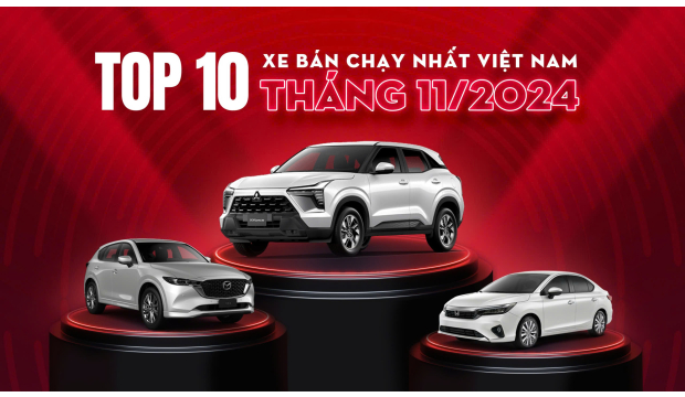 Ô TÔ BÁN CHẠY NHẤT THÁNG 11/2024