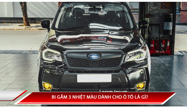 BI GẦM 3 NHIỆT MÀU DÀNH CHO Ô TÔ LÀ GÌ?