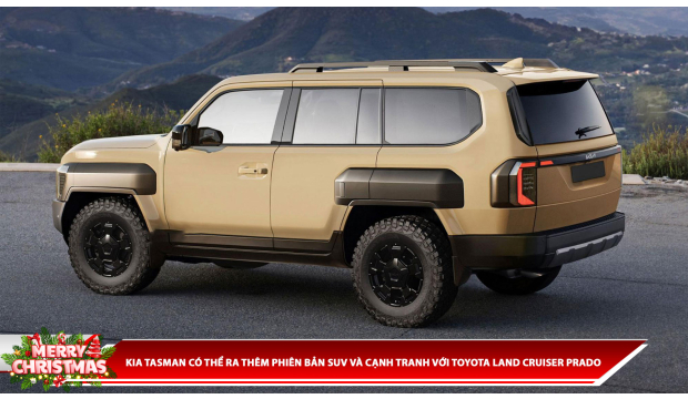 KIA TASMAN CÓ THỂ RA THÊM PHIÊN BẢN SUV VÀ CẠNH TRANH VỚI TOYOTA LAND CRUISER PRADO