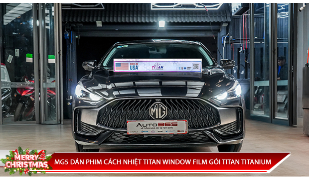 MG5 DÁN PHIM CÁCH NHIỆT TITAN WINDOW FILM GÓI TITAN TITANIUM CỰC CHẤT