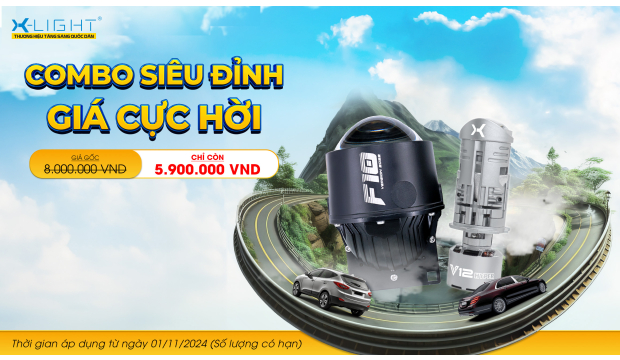 “COMBO SIÊU ĐỈNH - GIÁ SIÊU HỜI” CHO COMBO X-LIGHT V12 HYPER VÀ X-LIGHT F10 NEW