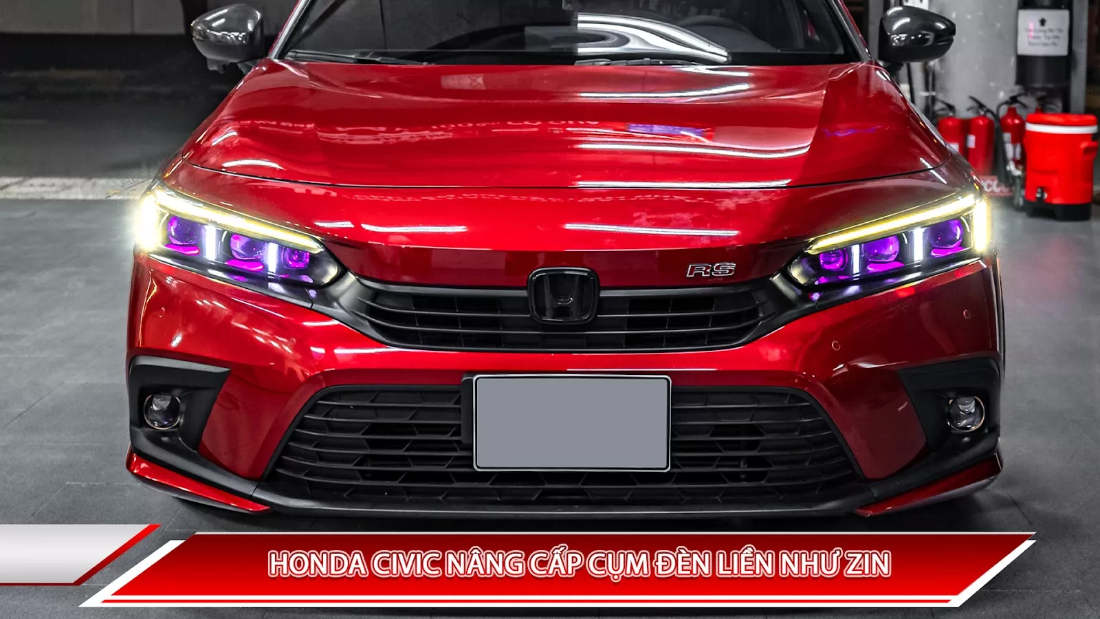 HONDA CIVIC NÂNG CẤP ĐÈN NHƯ ZIN