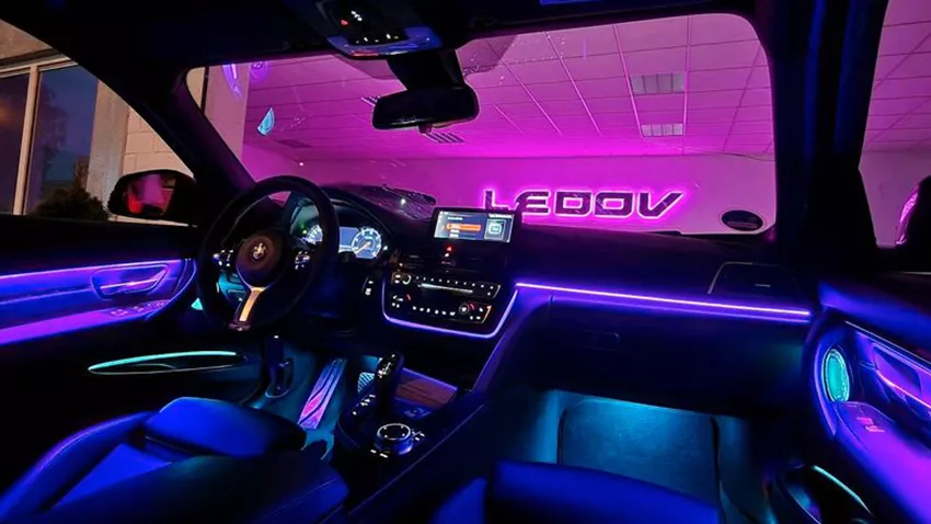 NHỮNG LƯU Ý VÀ CÁC BƯỚC ĐỘ ĐÈN LED VIỀN NỘI THẤT Ô TÔ