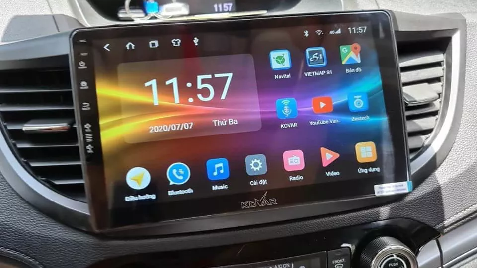 QUY TRÌNH LẮP ĐẶT MÀN HÌNH ANDROID Ô TÔ