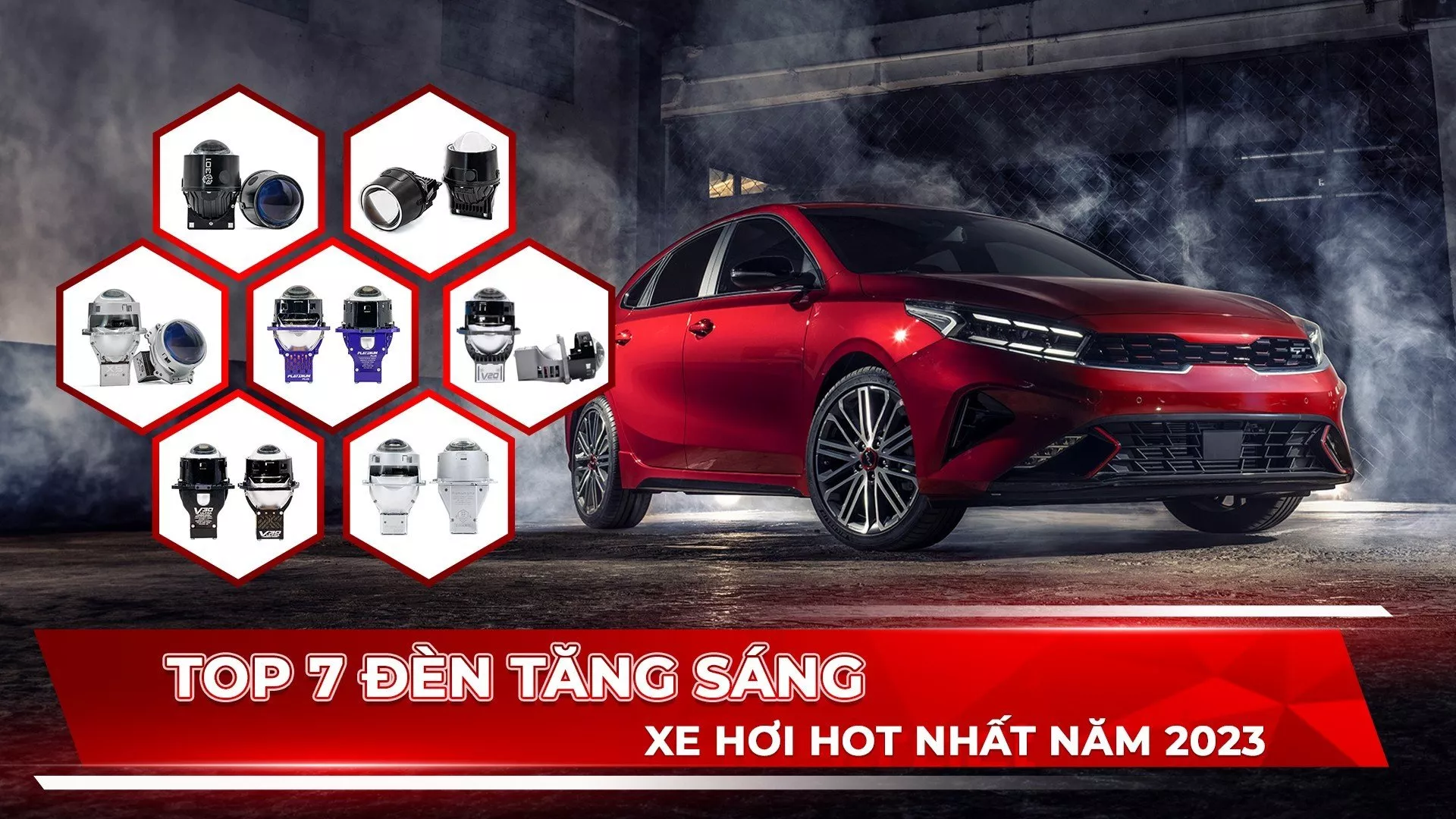 TOP 7 ĐÈN TĂNG SÁNG XE HƠI HOT NHẤT NĂM 2023