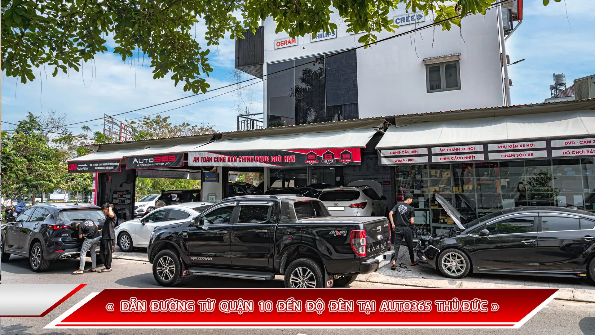 DẪN ĐƯỜNG TỪ QUẬN 10 ĐẾN ĐỘ ĐÈN TẠI AUTO365 THỦ ĐỨC
