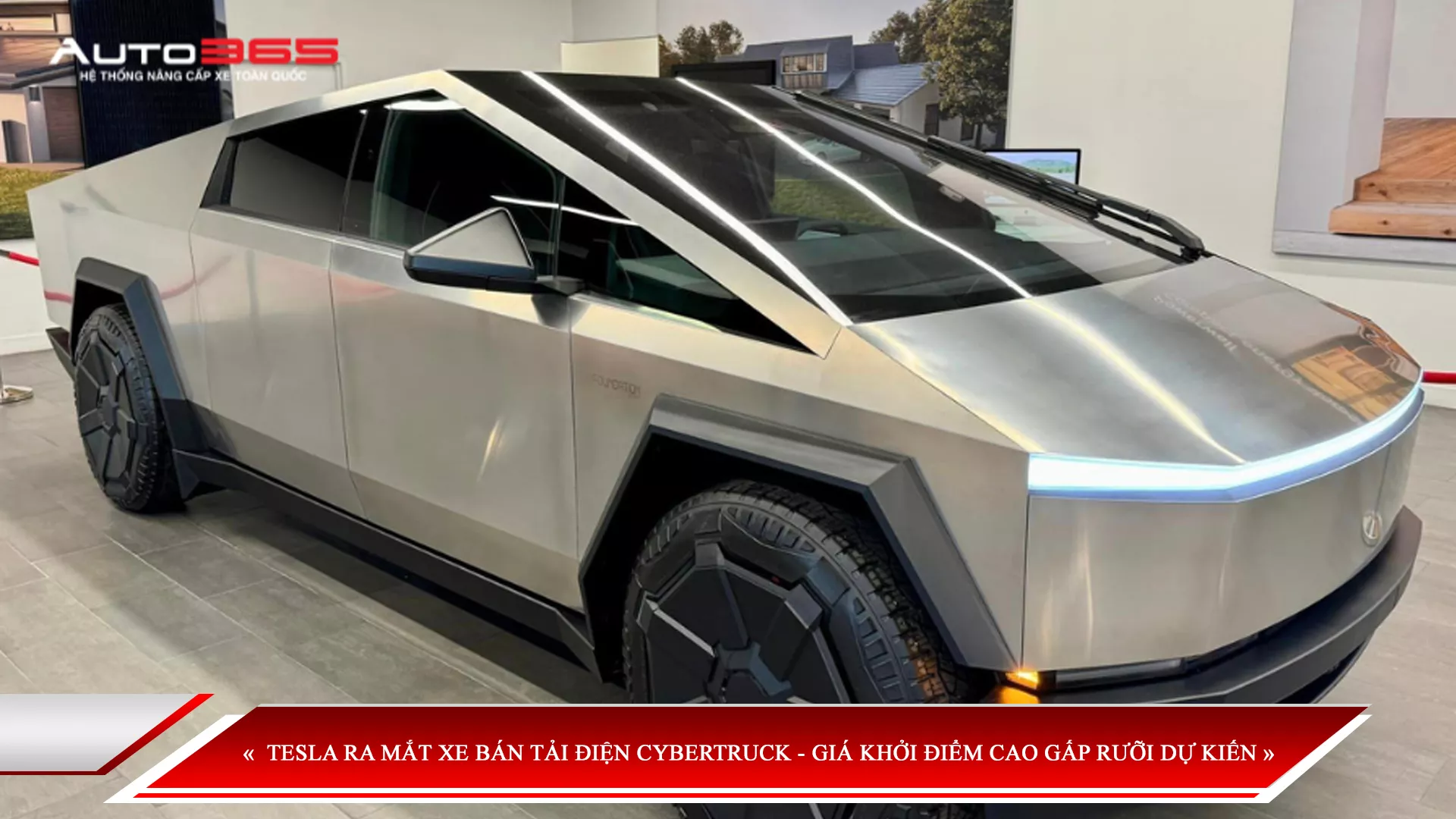 TESLA RA MẮT XE BÁN TẢI ĐIỆN CYBERTRUCK - GIÁ KHỞI ĐIỂM CAO GẤP RƯỠI DỰ KIẾN