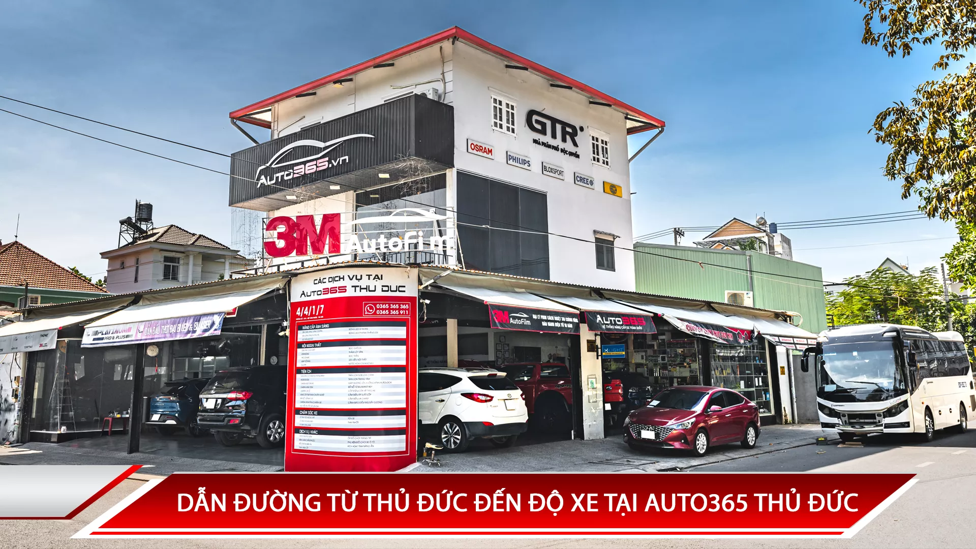 DẪN ĐƯỜNG TỪ THỦ ĐỨC ĐẾN ĐỘ XE TẠI AUTO365 THỦ ĐỨC