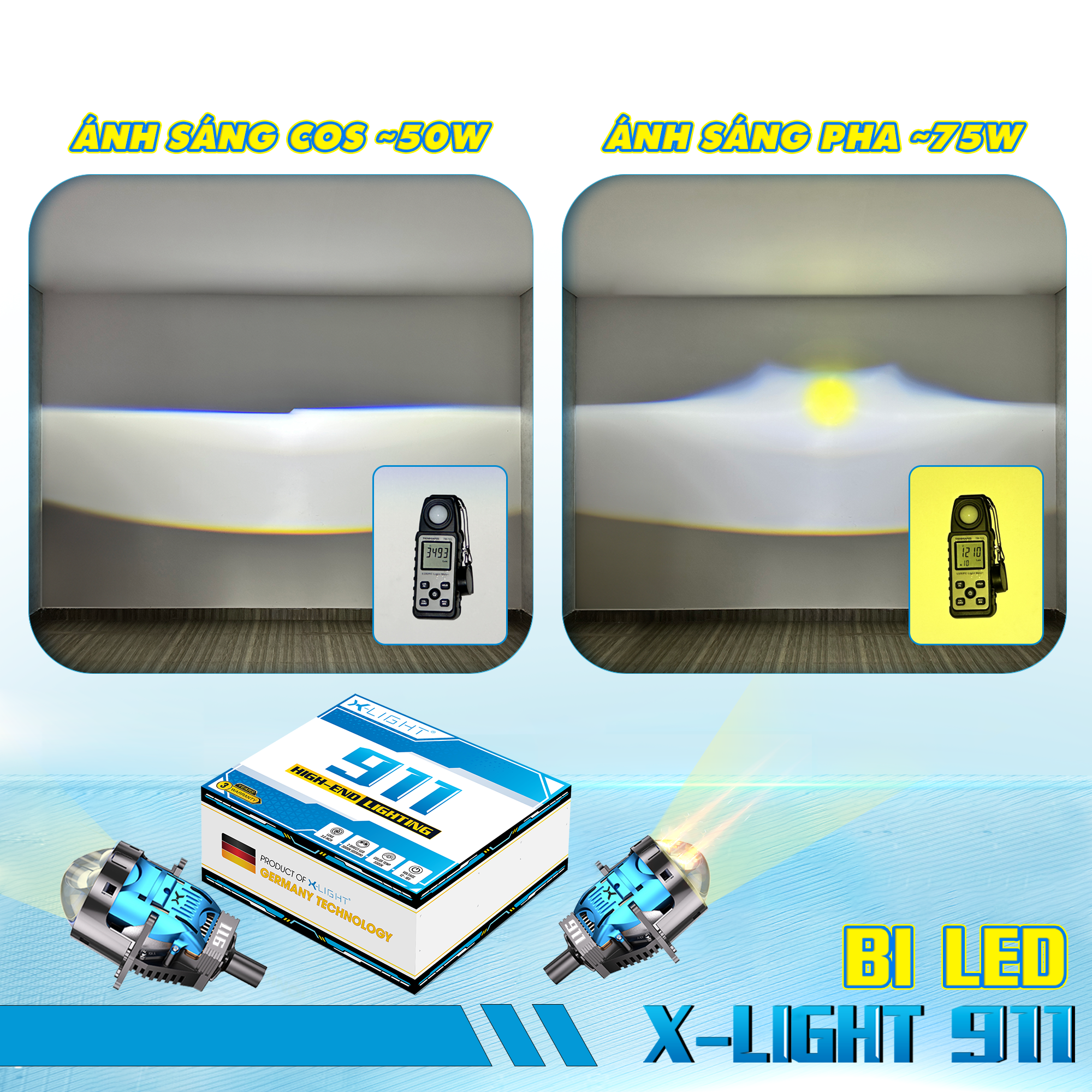 Ford Ranger Do Den Bi Led X Light 911 10