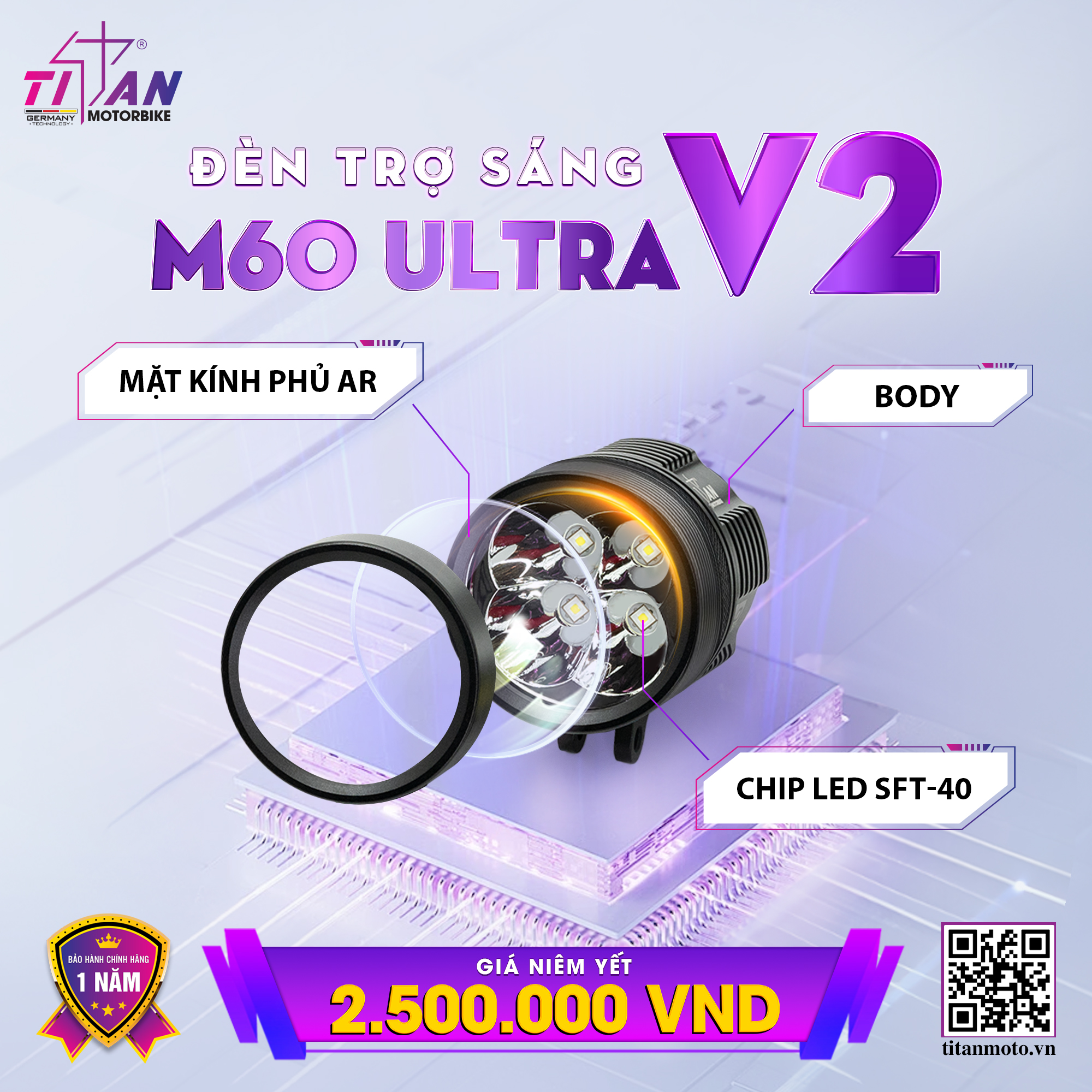 Mo Ban Den Tro Sang M60 Ultra V2 12