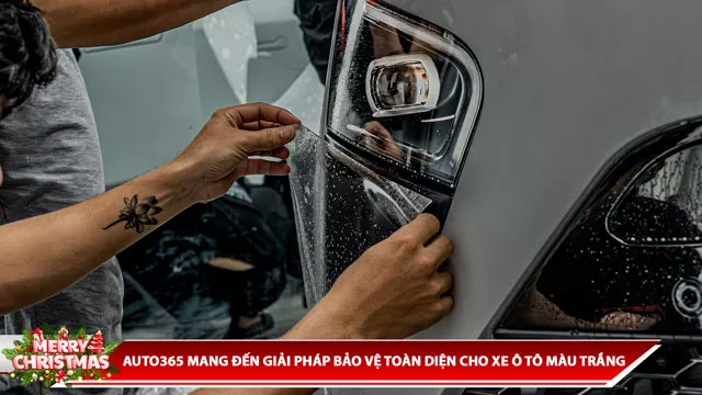 AUTO365 MANG ĐẾN GIẢI PHÁP BẢO VỆ TOÀN DIỆN CHO XE Ô TÔ MÀU TRẮNG