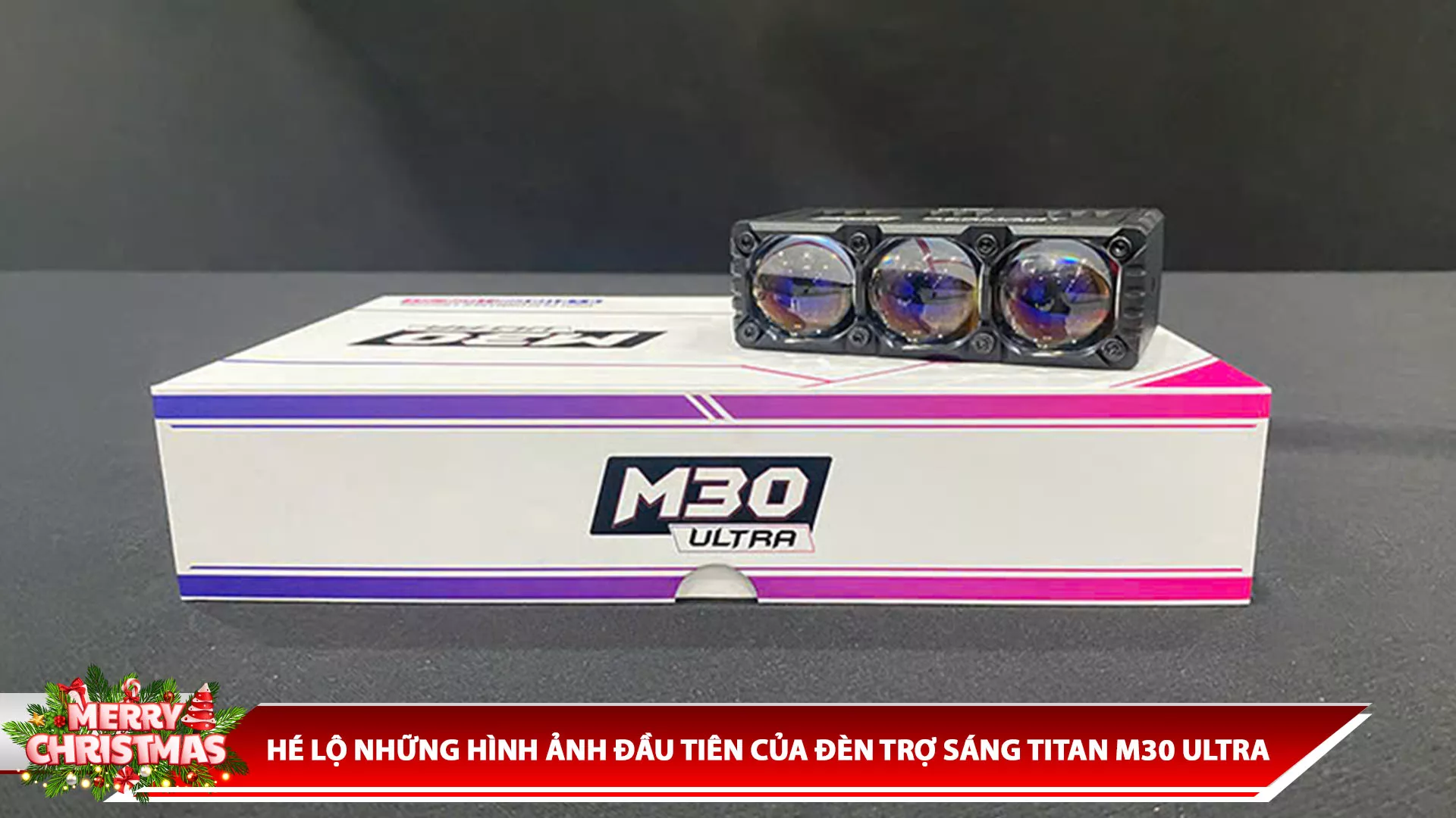 HÉ LỘ NHỮNG HÌNH ẢNH ĐẦU TIÊN CỦA ĐÈN TRỢ SÁNG M30 ULTRA