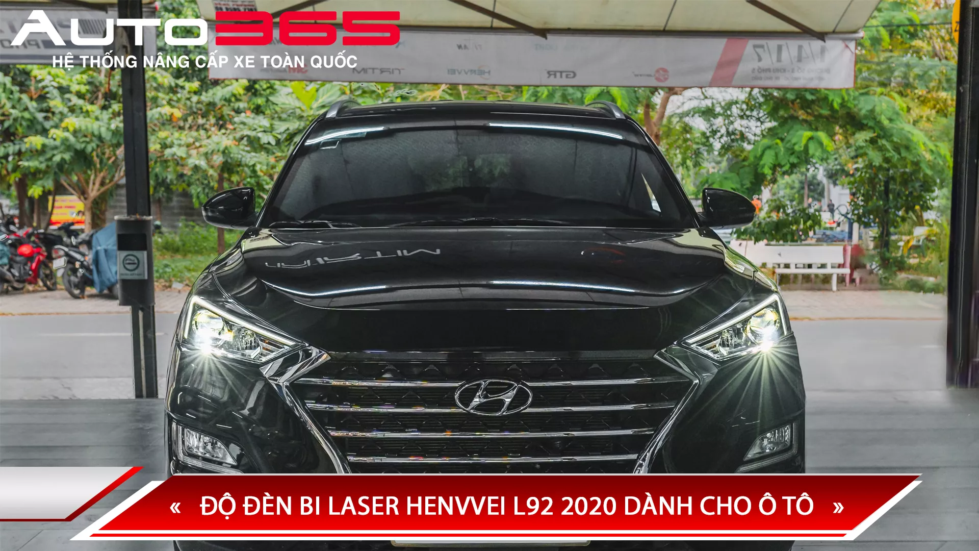 ĐỘ ĐÈN BI LASER HENVVEI L92 2020 DÀNH CHO Ô TÔ