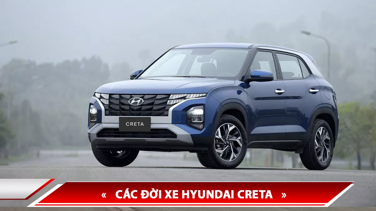LỊCH SỬ HÌNH THÀNH HYUNDAI CRETA - CÁC ĐỜI XE HYUNDAI CRETA TRÊN THẾ GIỚI VÀ VIỆT NAM